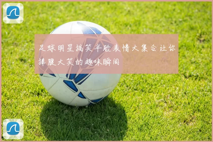 足球明星搞笑半脸表情大集合让你捧腹大笑的趣味瞬间