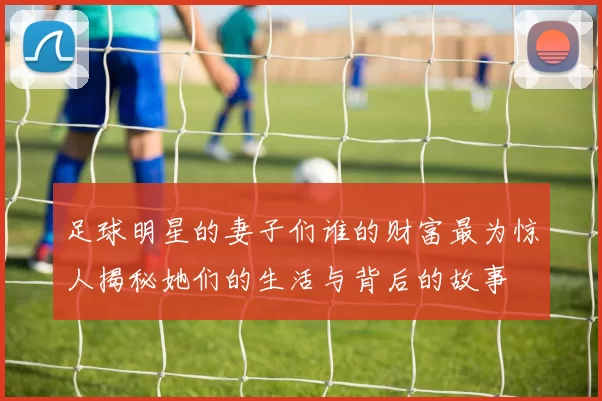 足球明星的妻子们谁的财富最为惊人揭秘她们的生活与背后的故事