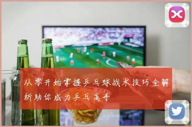 从零开始掌握乒乓球战术技巧全解析助你成为乒乓高手