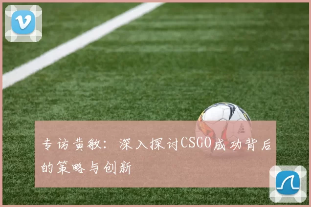 专访黄敏：深入探讨CSGO成功背后的策略与创新